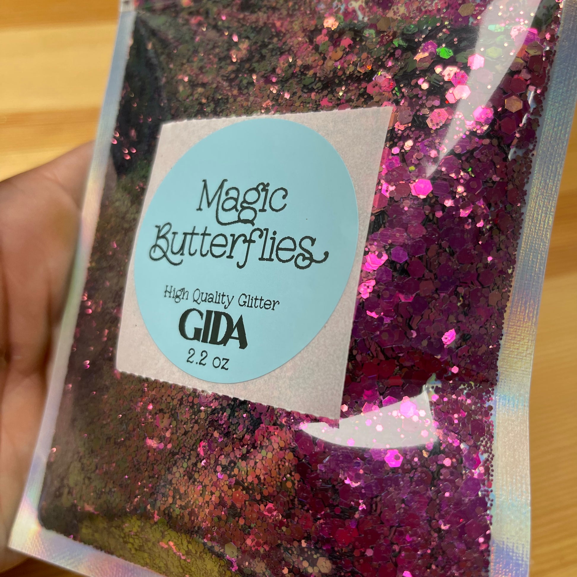 Magic Butterflies Chunky Glitter - 2.2 oz - GIDA DESIGN 