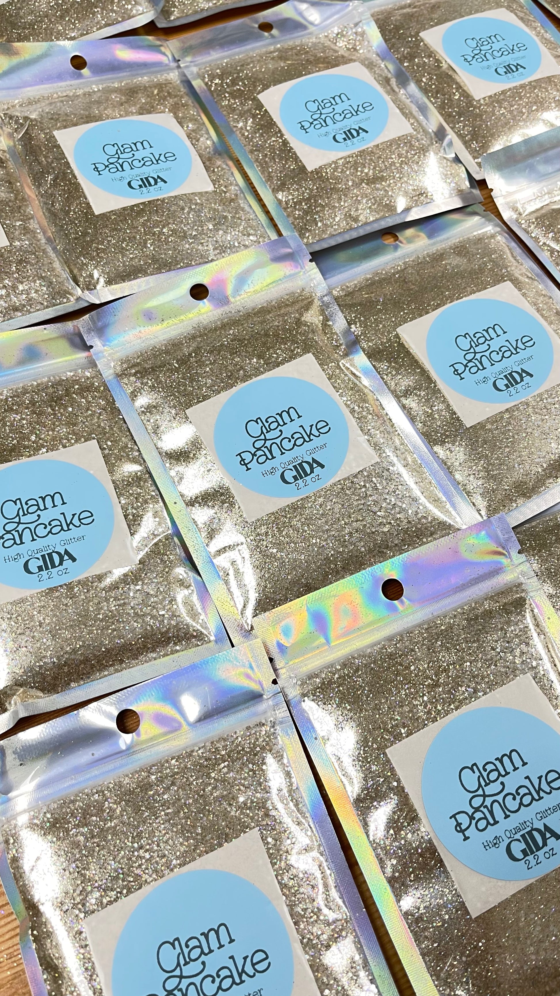 Glam Pancake Glitter - 2.2 oz - GIDA DESIGN 