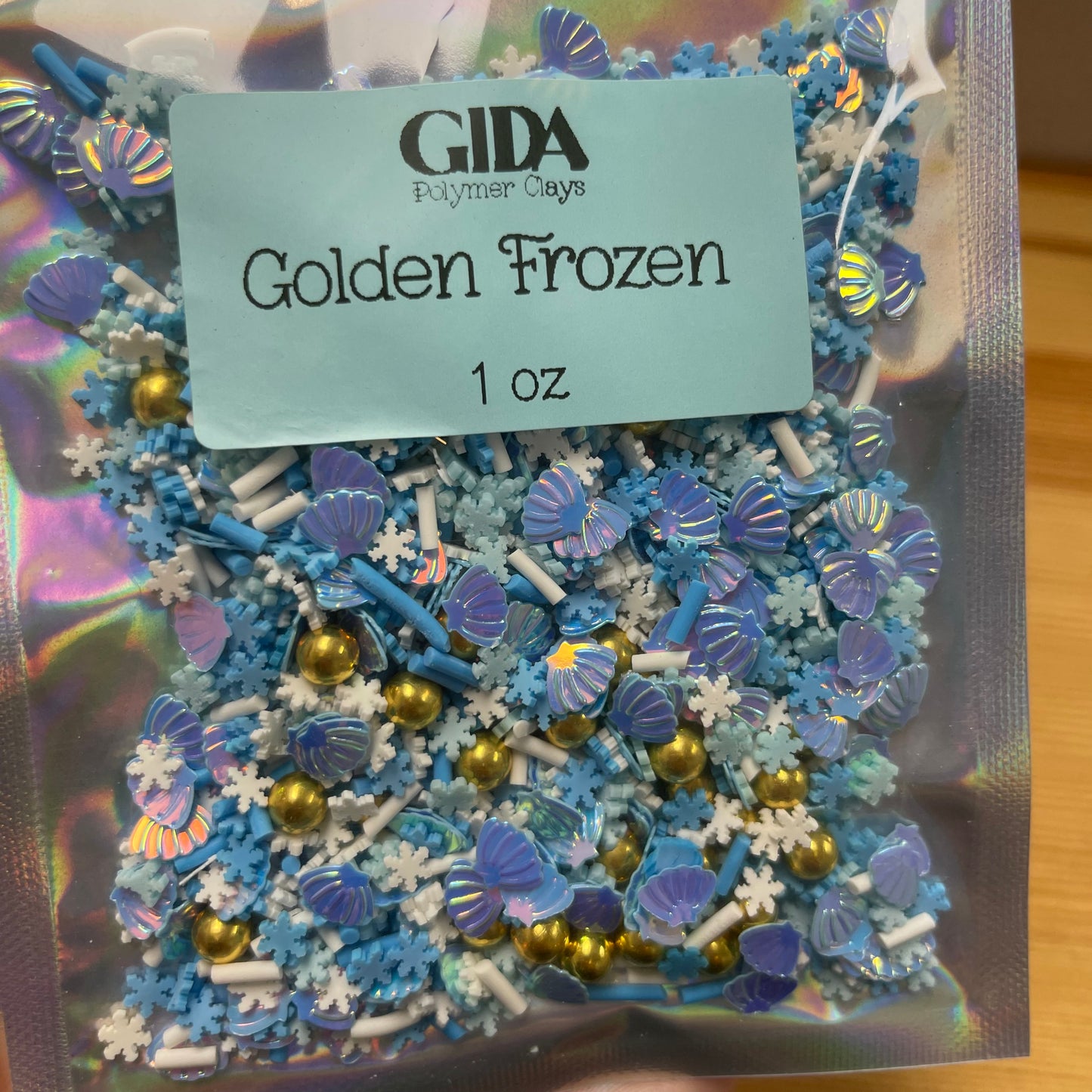 Golden Frozen Polymer clay 1 oz - GIDA DESIGN 