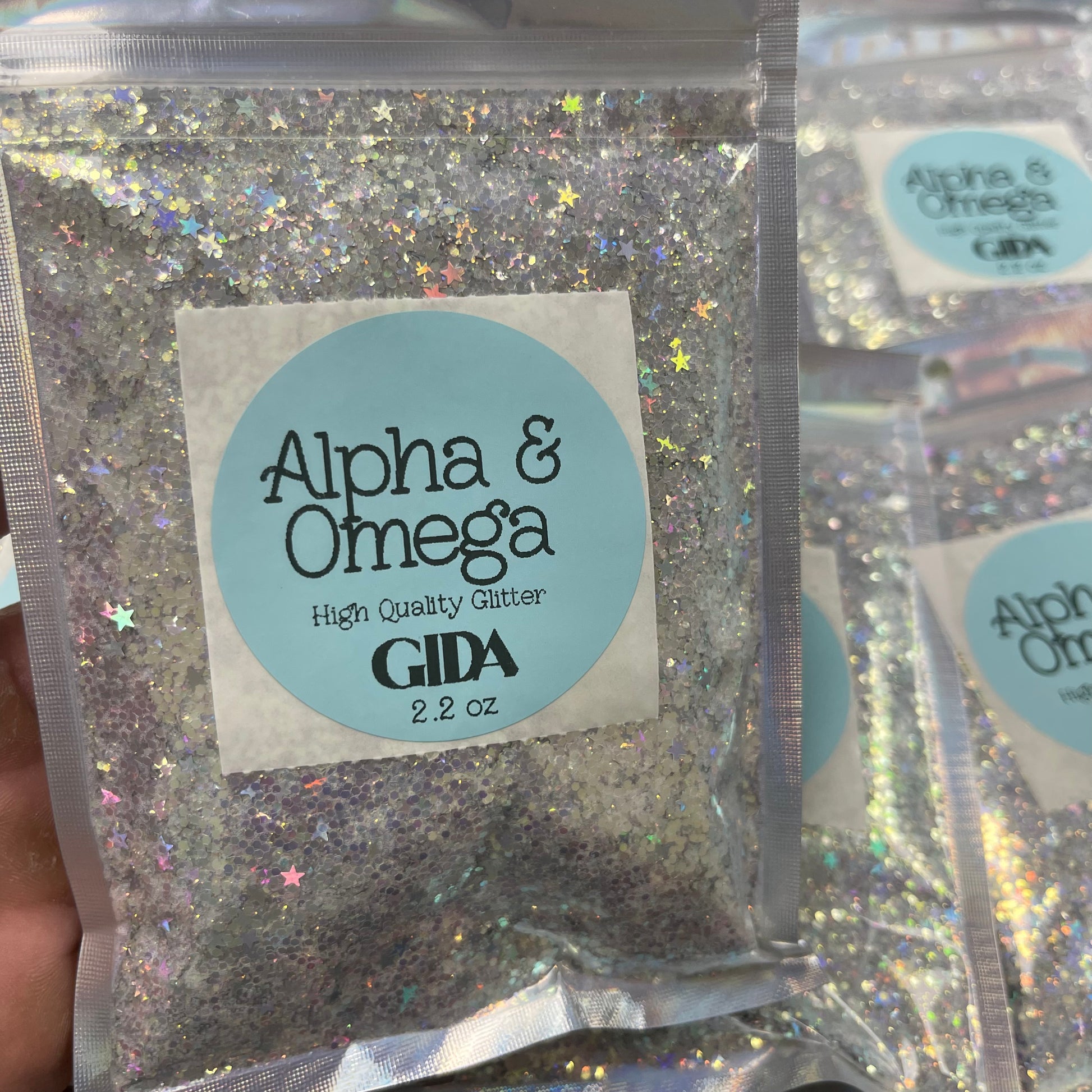 Alpha & Omega Chunky Glitter - 2.2 oz - GIDA DESIGN 