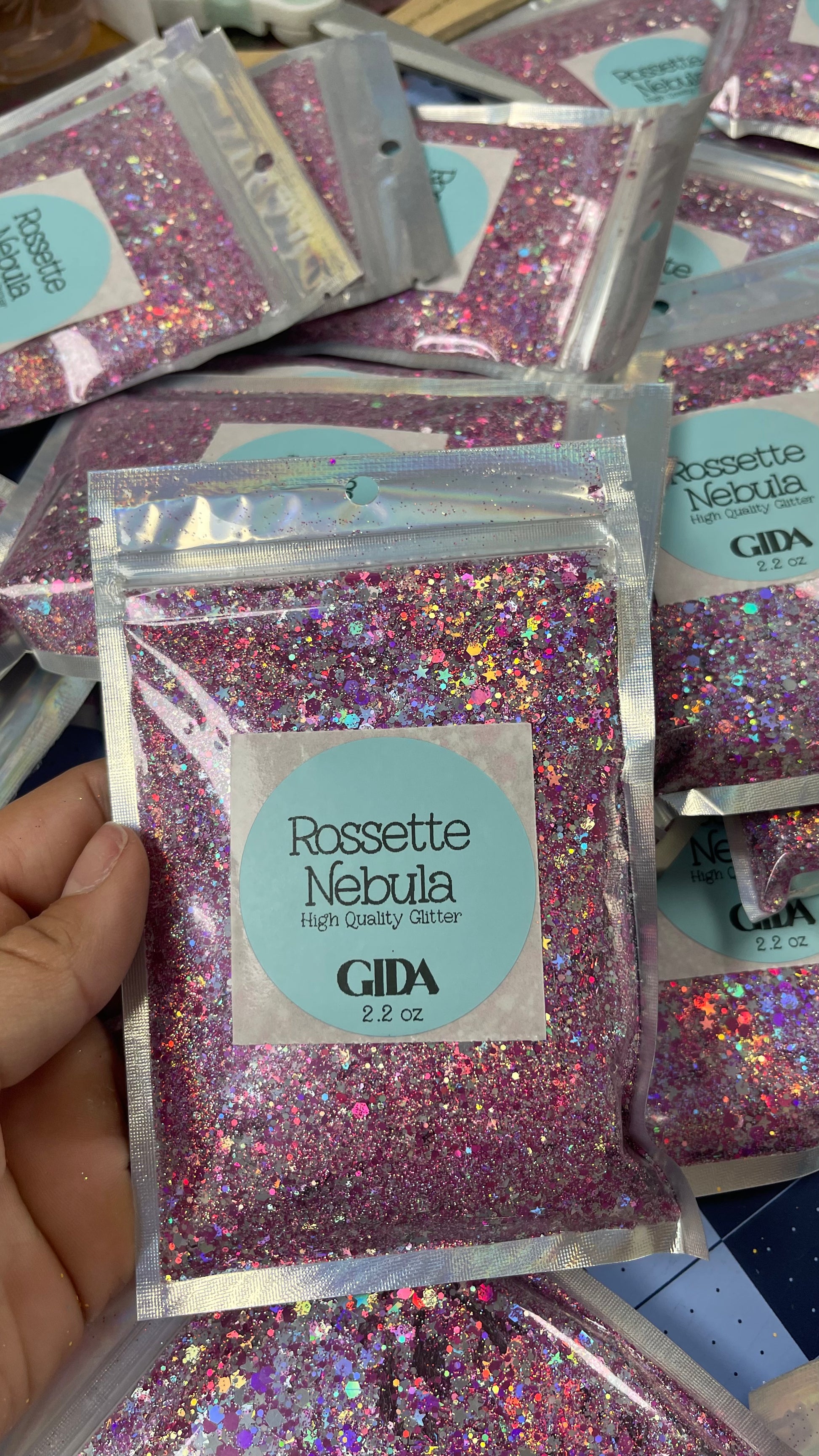 Rossette Nebula Glitter - 2.2 oz - GIDA DESIGN 