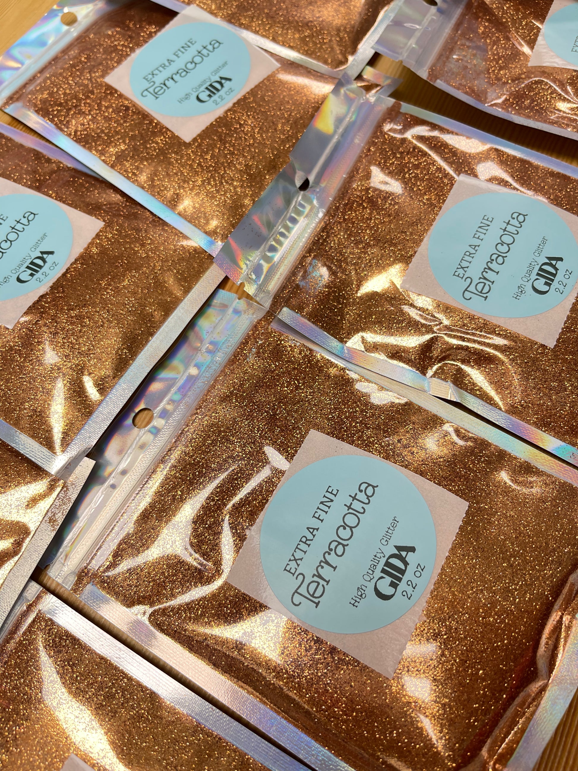Terracotta EXTRA FINE Glitter - 2.2 oz - GIDA DESIGN 