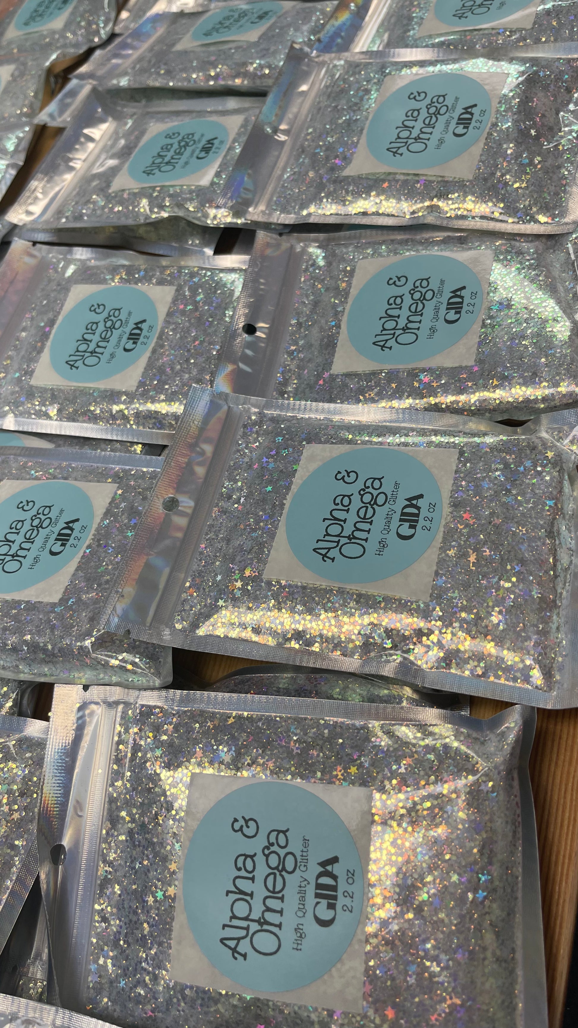 Alpha & Omega Chunky Glitter - 2.2 oz - GIDA DESIGN 