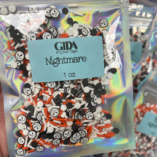 Nightmare Polymer clay 1 oz - GIDA DESIGN 