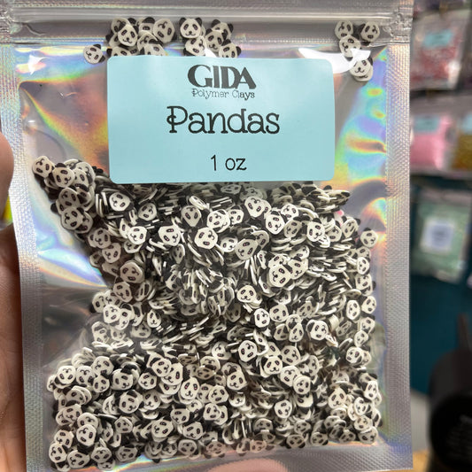 Pandas Polymer clay 1 oz - GIDA DESIGN 