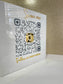 QR SIGN 12 inches “squared shape” - GIDA DESIGN 