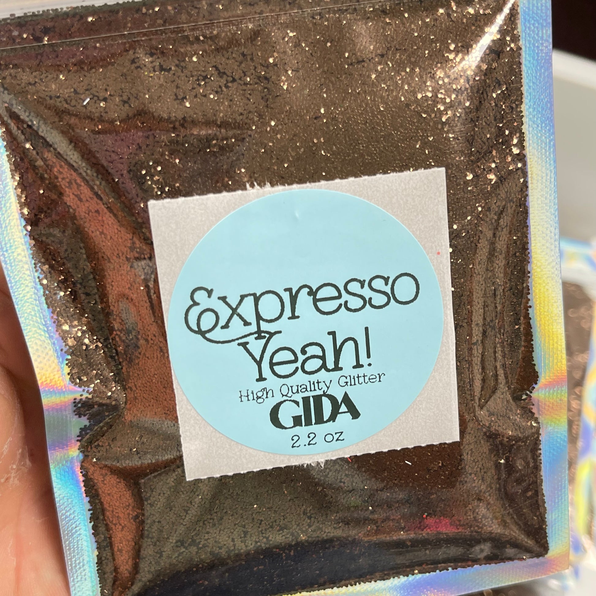 Expresso Yeah !  Fine Glitter - 2.2 oz - GIDA DESIGN 