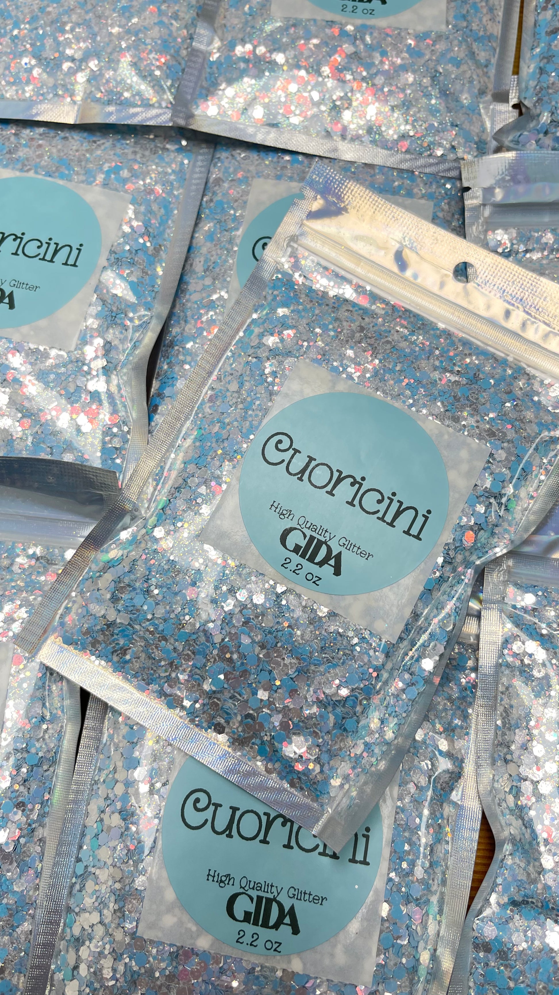 Cuoricini Glitter - 2.2 oz - GIDA DESIGN 