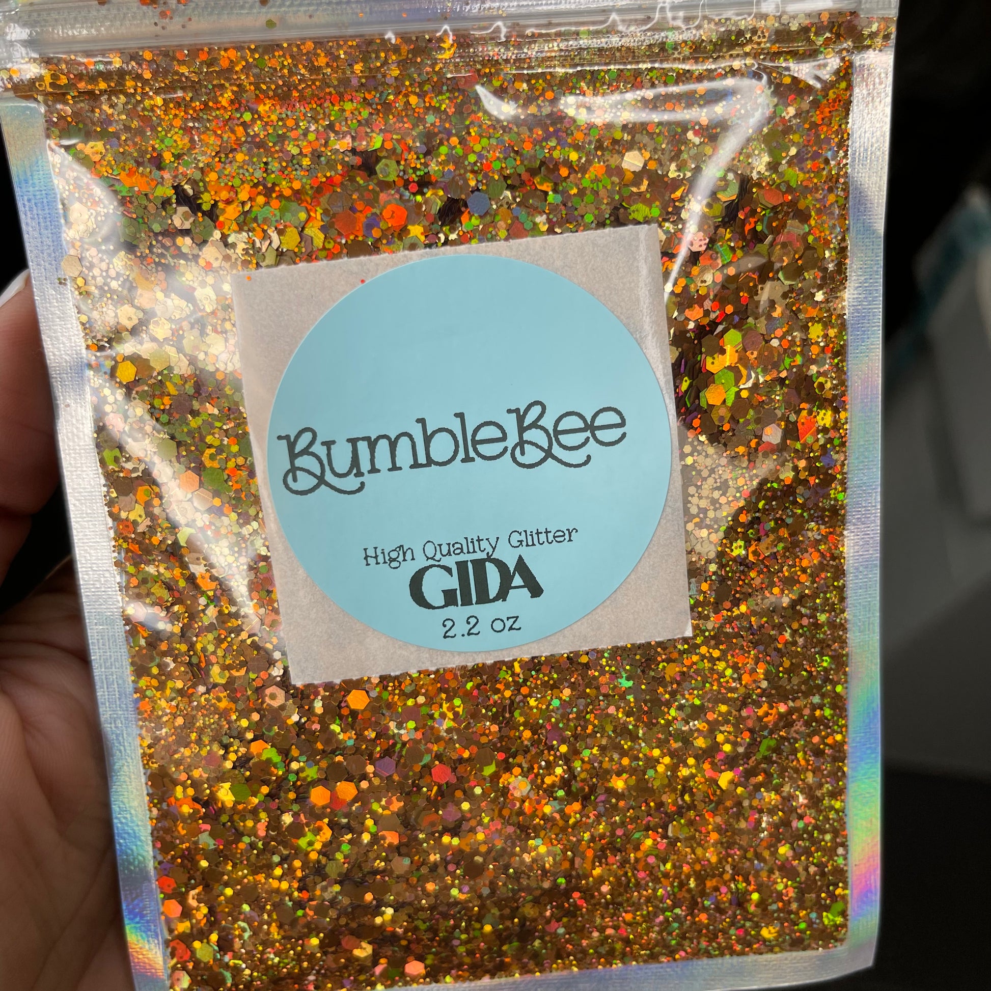Bumblebee Gold Chunky Glitter - 2 oz - GIDA DESIGN 