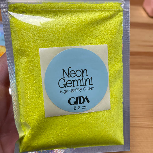 Neón Gemini Glitter - 2.2 oz - GIDA DESIGN 