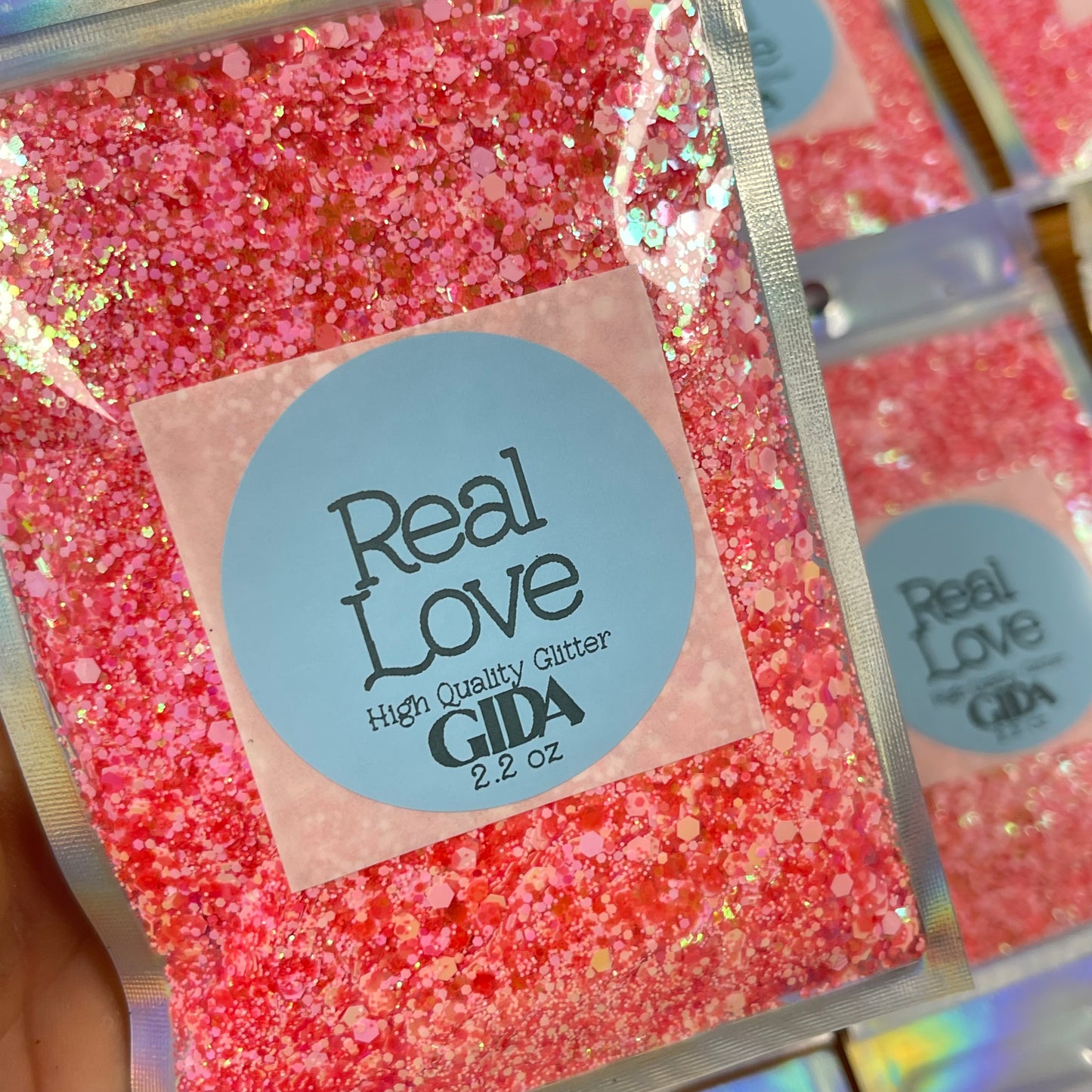 Real Love Chunky Glitter - 2.2 oz - GIDA DESIGN 