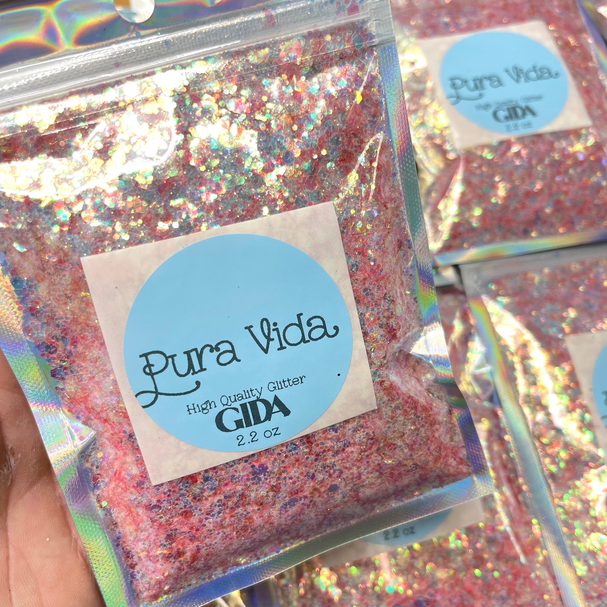 Pura Vida Chunky Glitter - 2.2 oz - GIDA DESIGN 