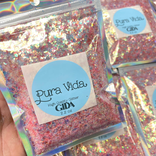 Pura Vida Chunky Glitter - 2.2 oz - GIDA DESIGN 