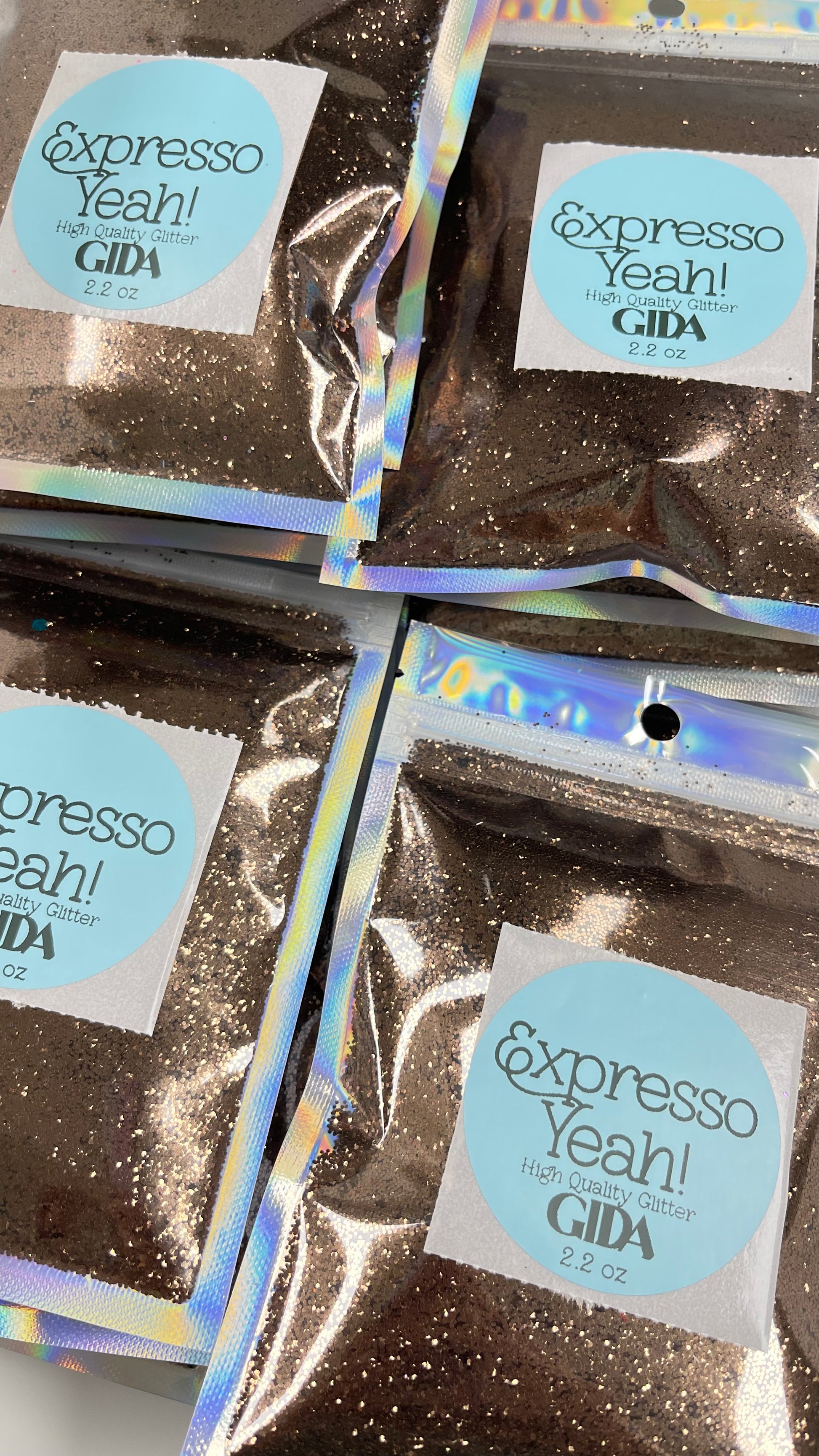 Expresso Yeah !  Fine Glitter - 2.2 oz - GIDA DESIGN 