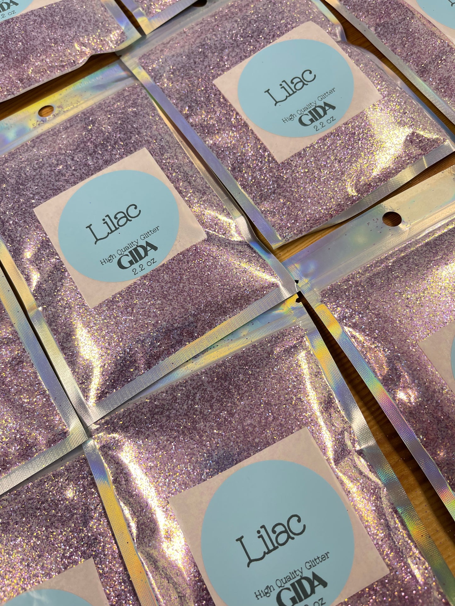Lilac fine Glitter - 2.2 oz - GIDA DESIGN 
