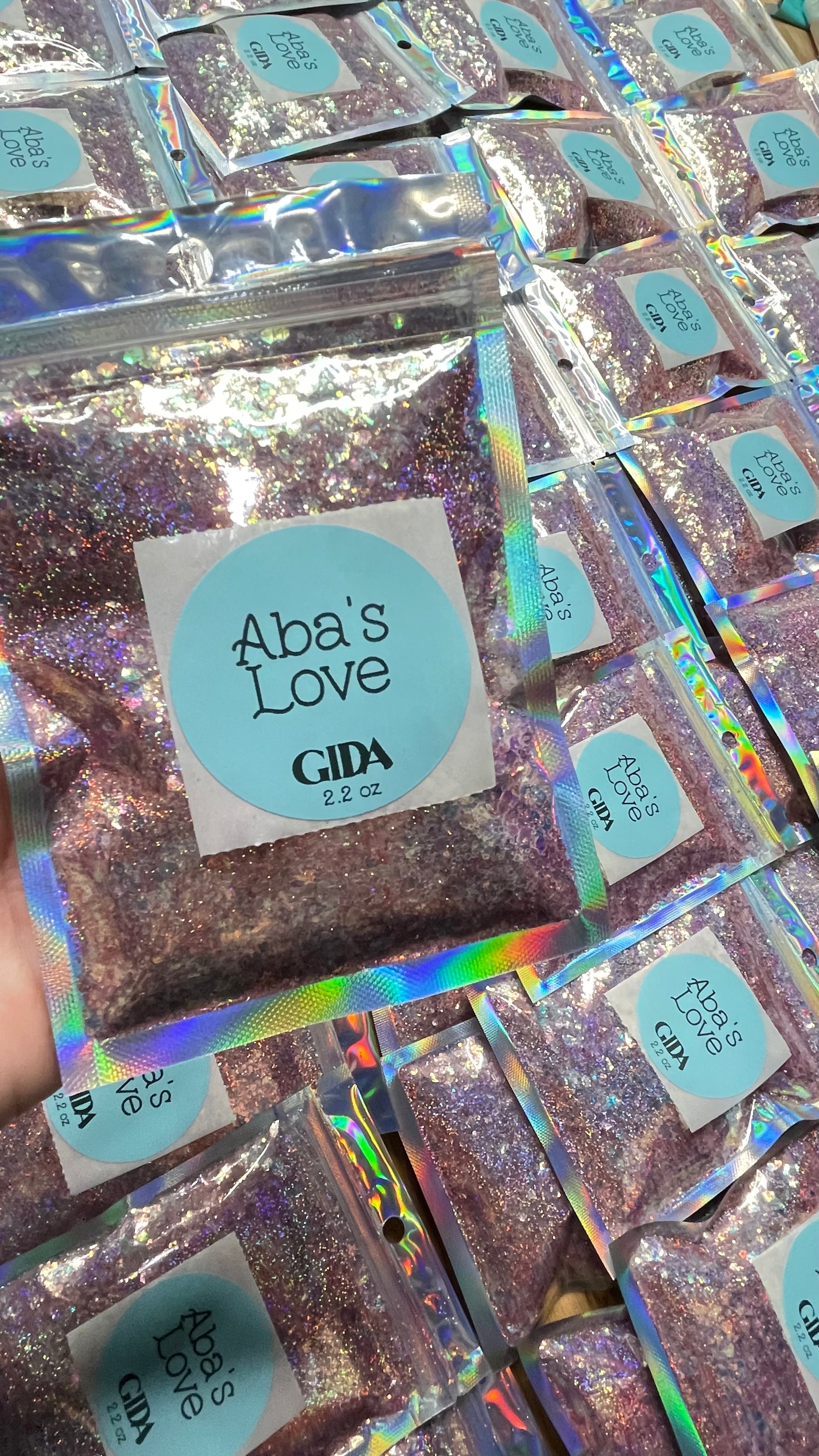 Aba’s Love chunky Glitter - 2 oz - GIDA DESIGN 