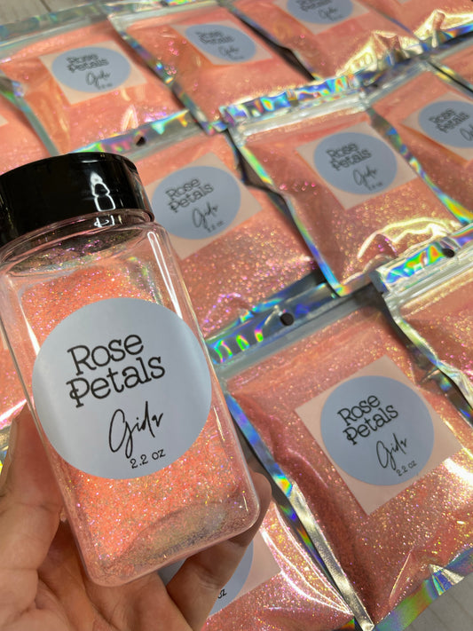 Rose Petals Glitter - 2 oz - GIDA DESIGN 