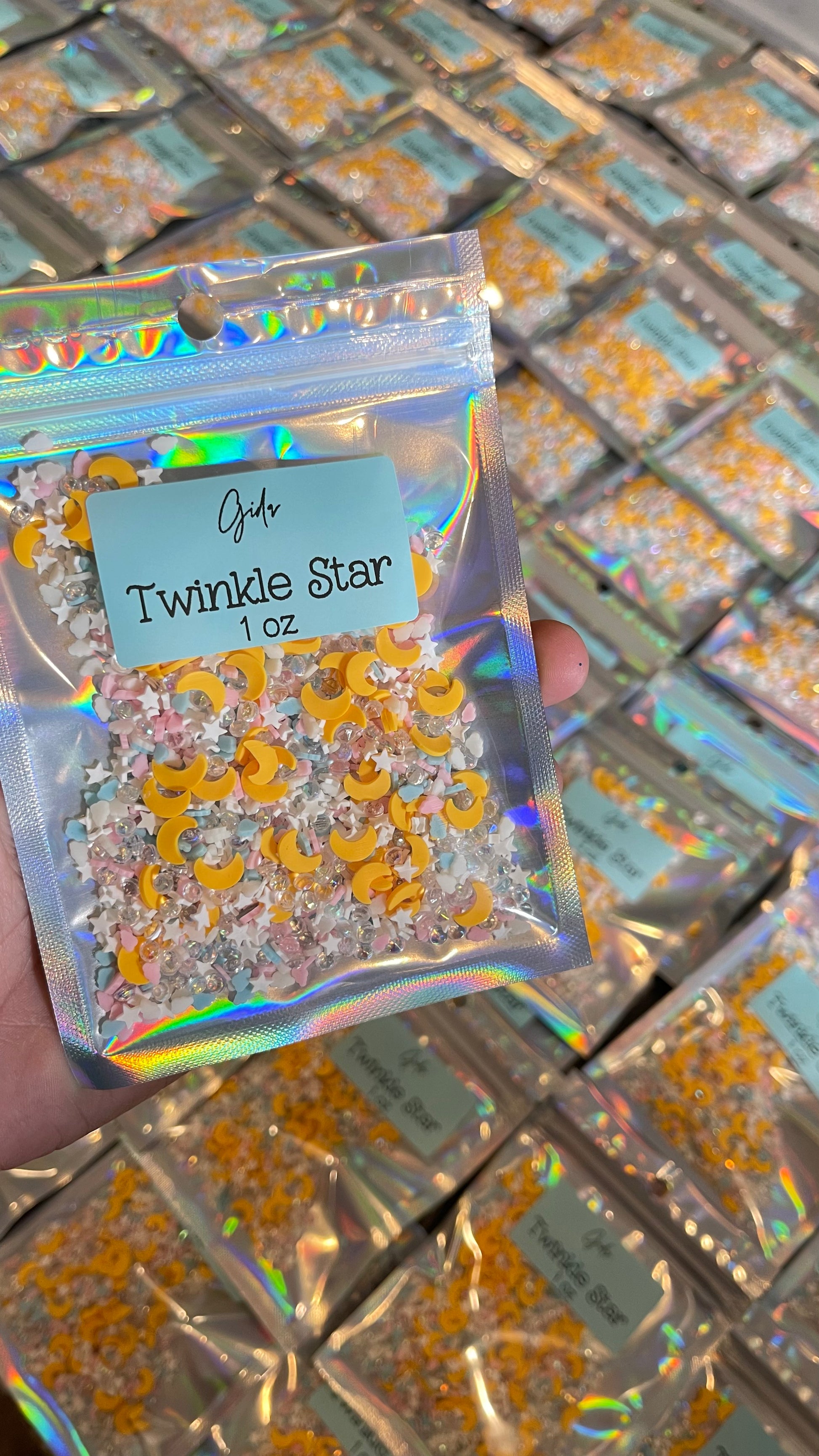 Twinkle Star Polymer clay 1 oz - GIDA DESIGN 
