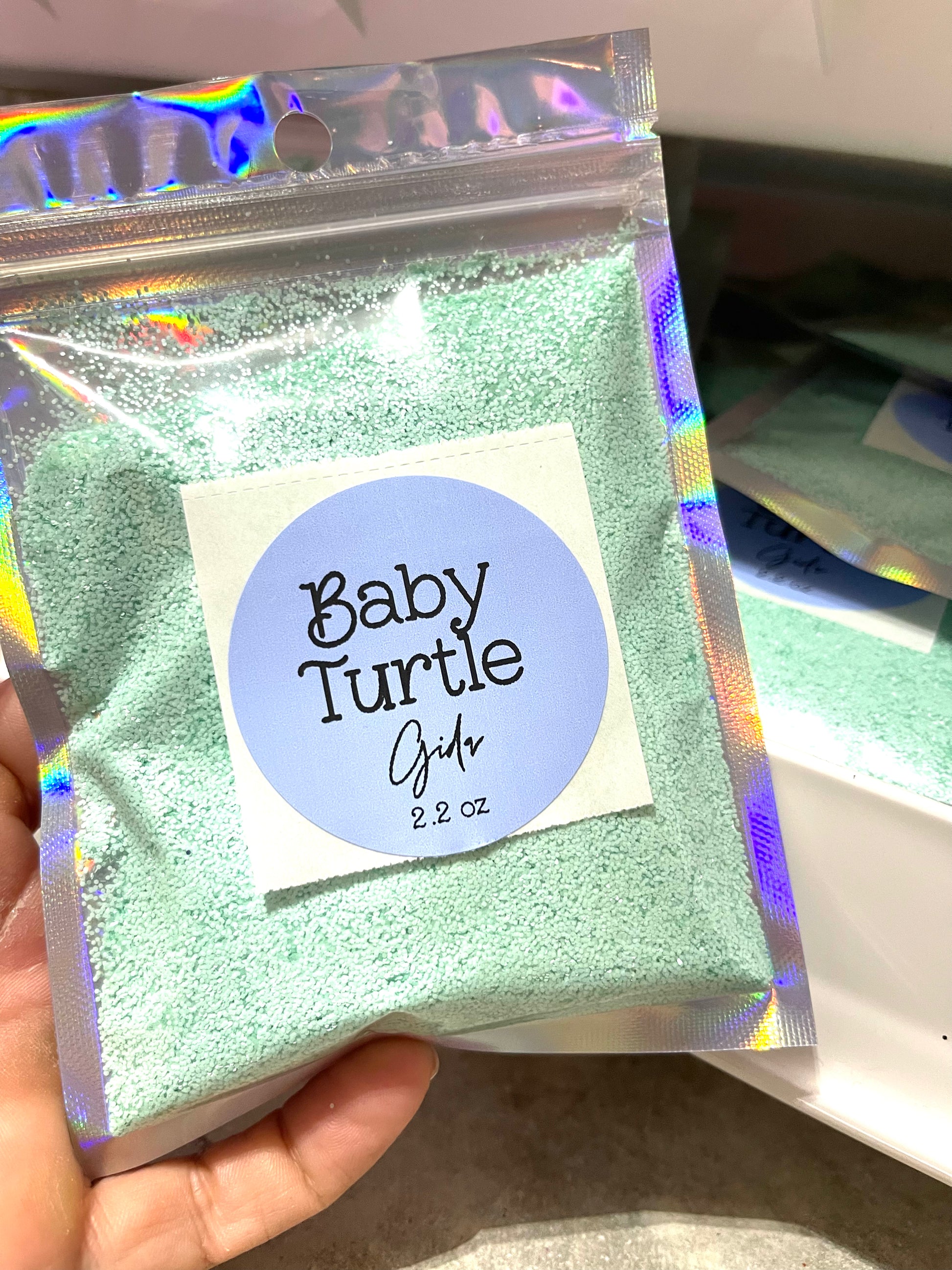 Baby Turtles Glitter - 2 oz - GIDA DESIGN 