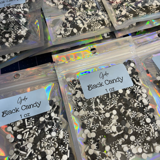 Black Candy Polymer Clay 1 oz - GIDA DESIGN 