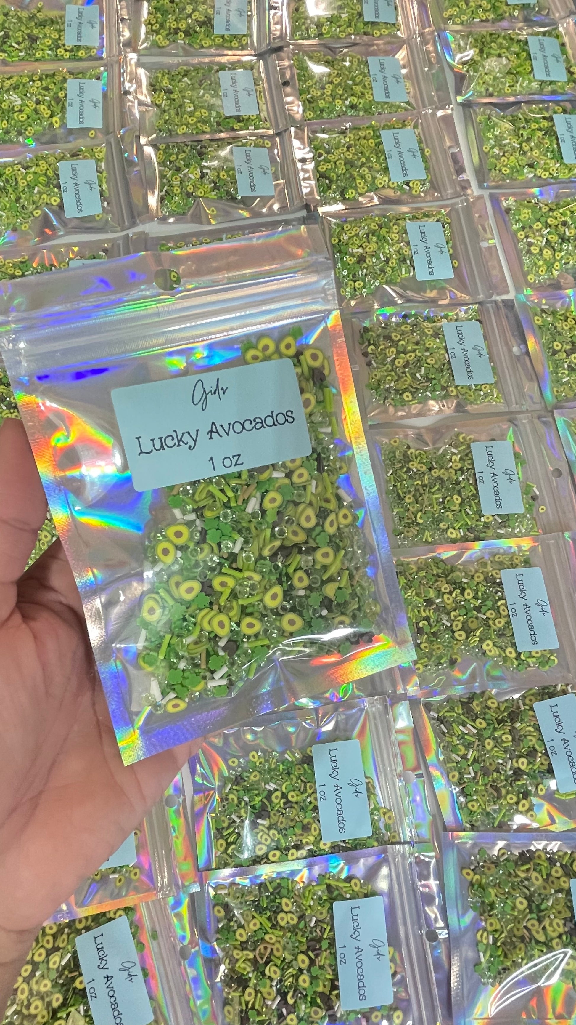 Lucky Avocados Polymer clay 1 oz - GIDA DESIGN 