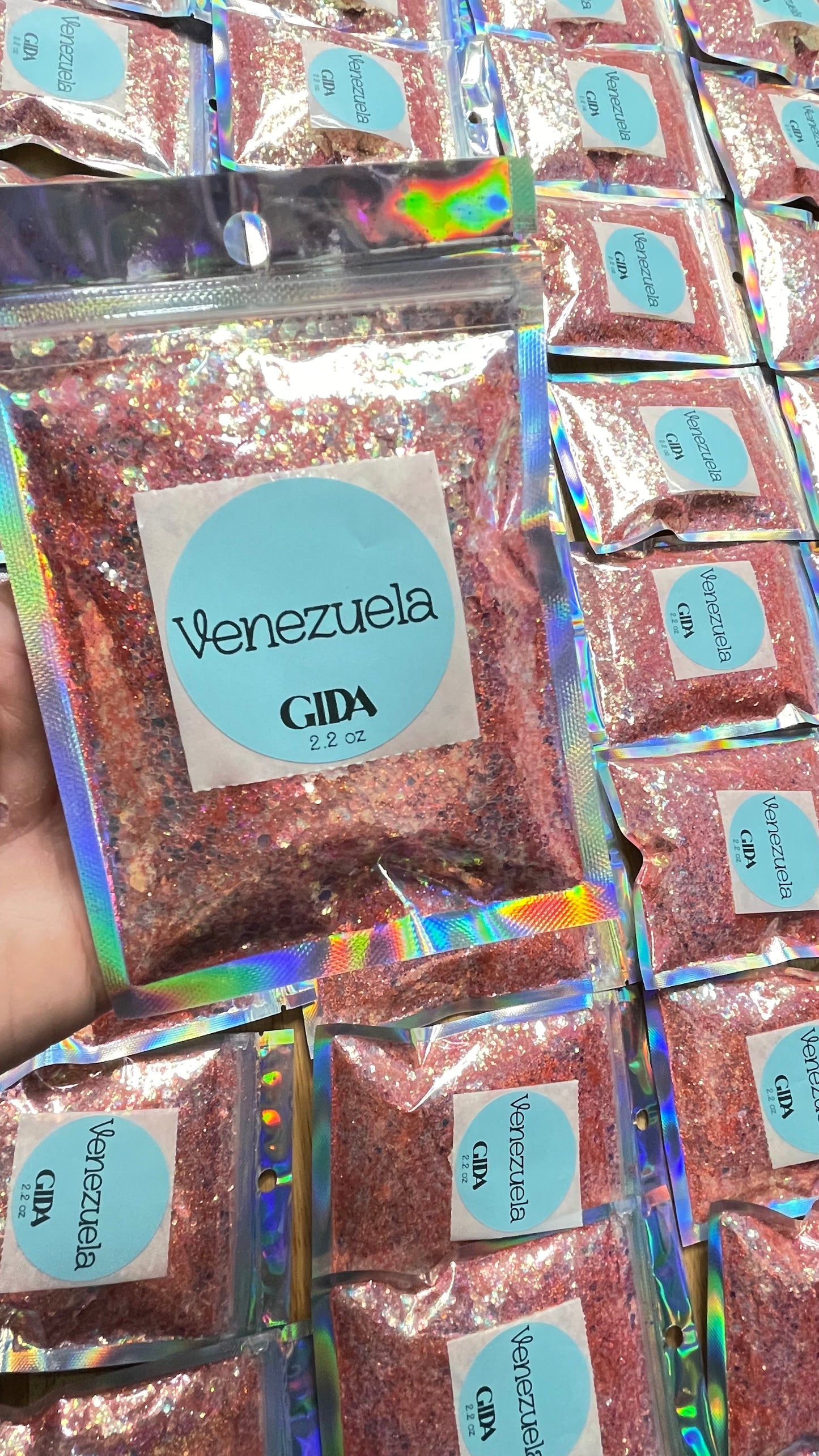 Venezuela Chunky Glitter - 2 oz - GIDA DESIGN 
