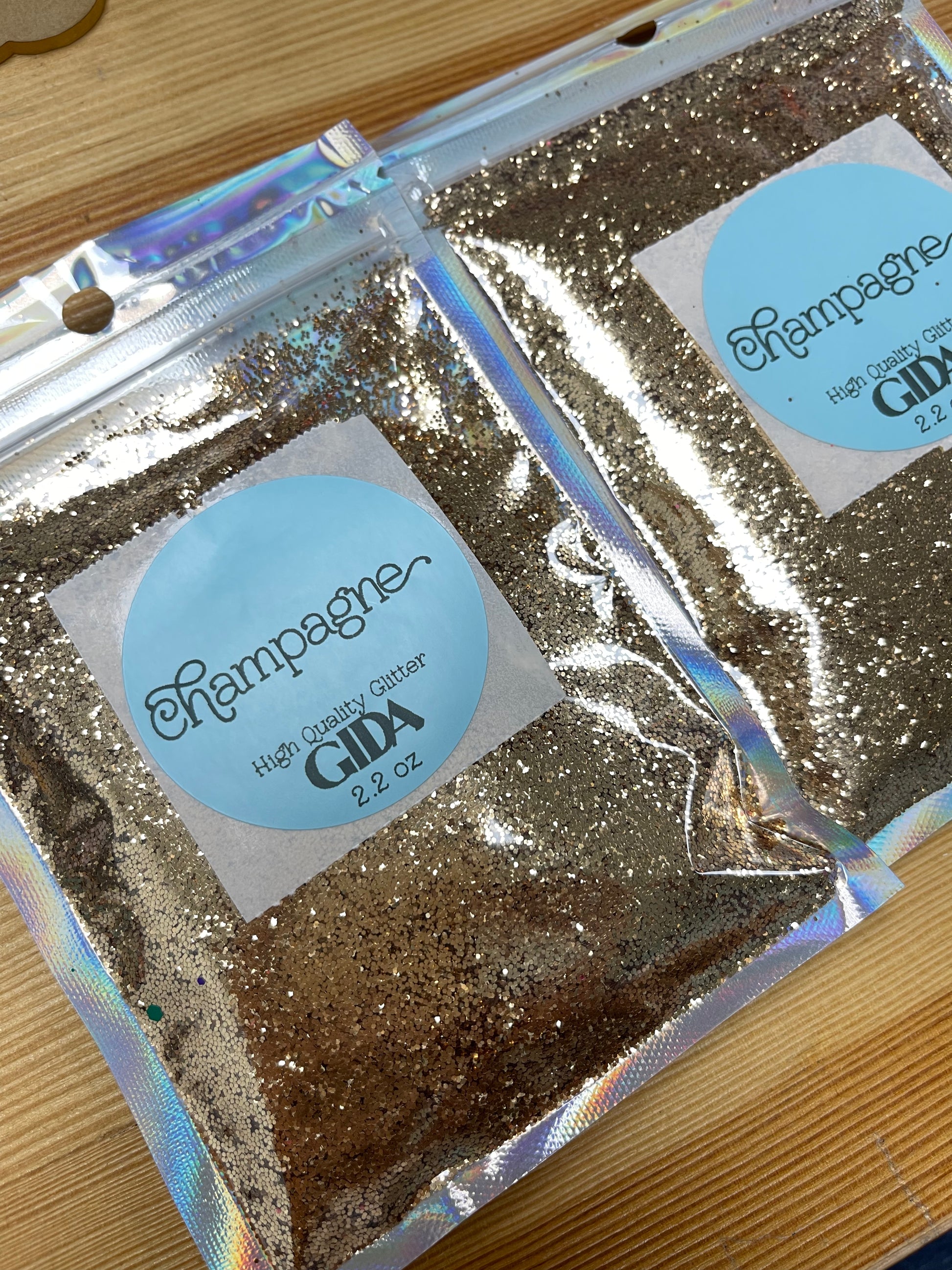 Champagne Fine Glitter - 2.2 oz - GIDA DESIGN 