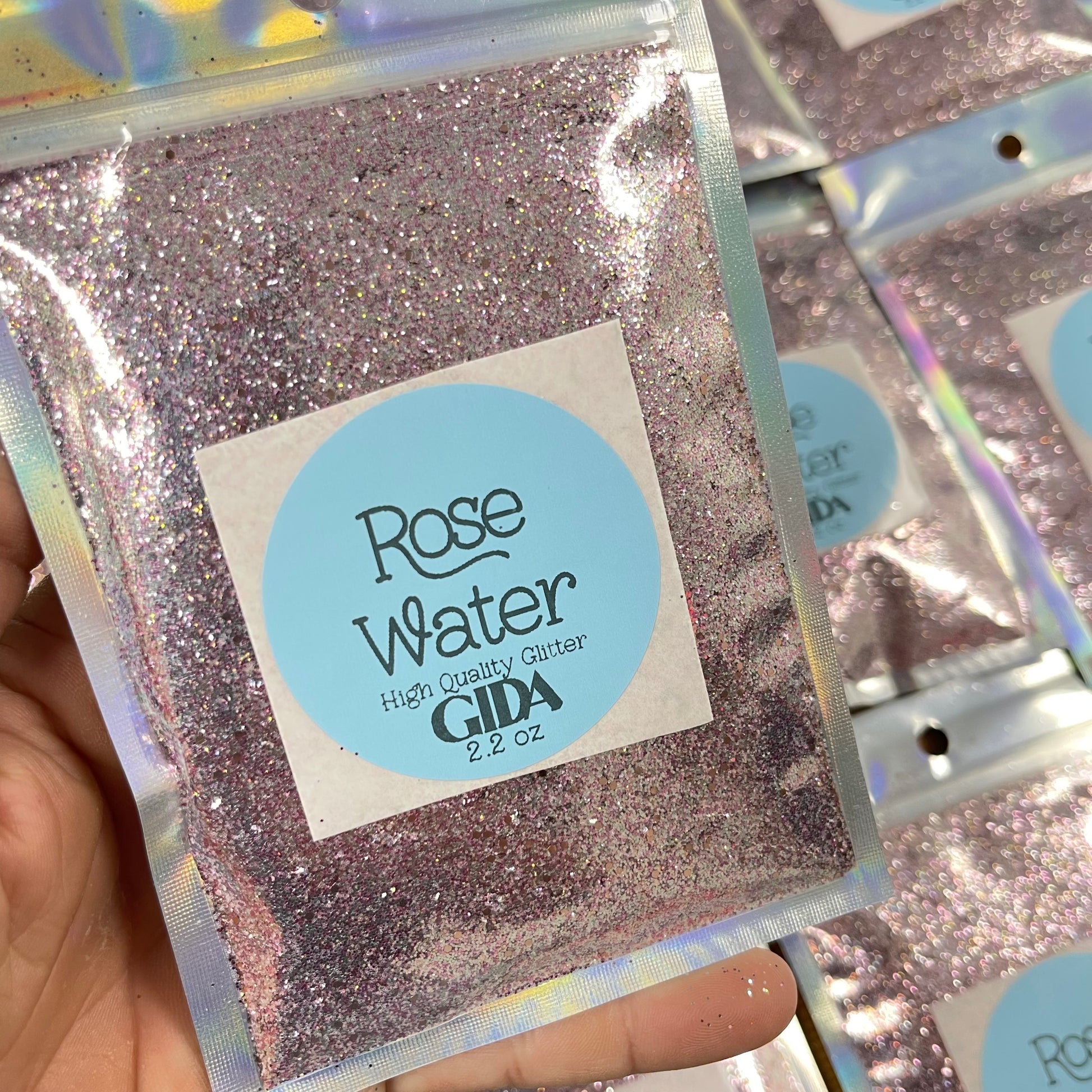 Rose Water Fine Glitter - 2.2 oz - GIDA DESIGN 