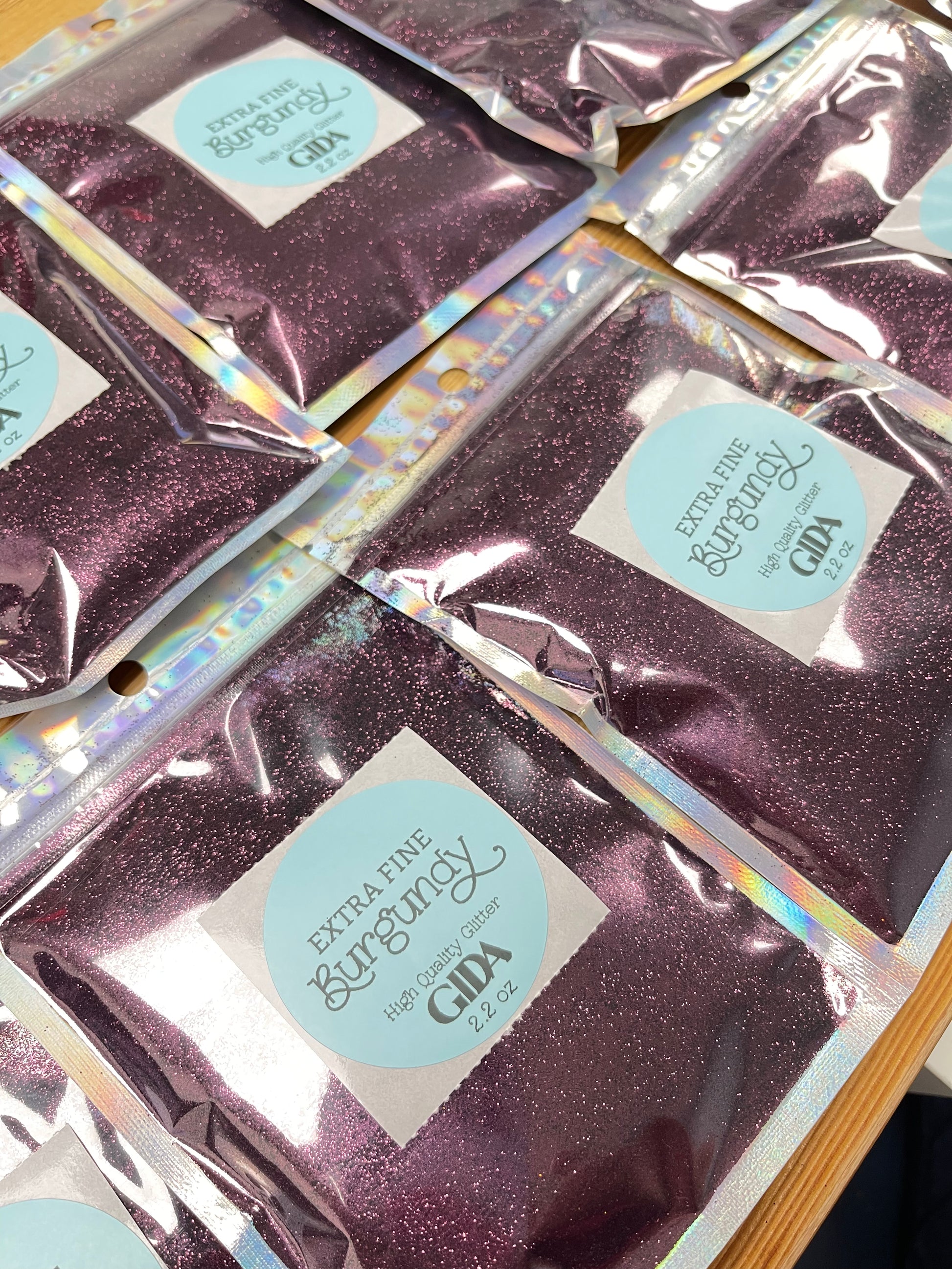 Burgundy EXTRA FINE Glitter - 2.2oz - GIDA DESIGN 