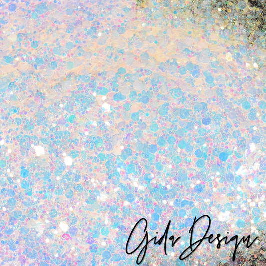 White Opal Chunky Glitter - 2 oz - GIDA DESIGN